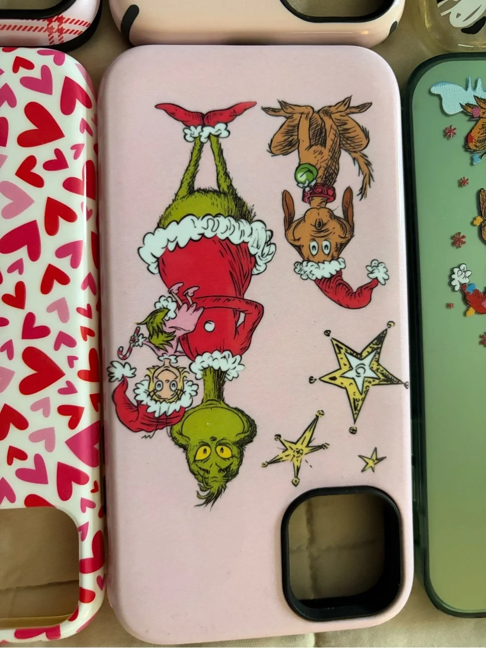 IPhone 11 phone cases.  Good condition. Assorted Pink, Purple, Navy & Patterned